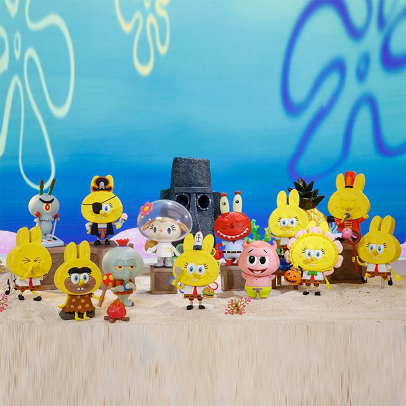 Figurines Labubu × SpongeBob Blind Box 12pcs – Coffret Complet – Image 2