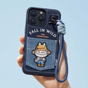 Labubu Lanyard Coque Iphone - Fall In Wild Serie