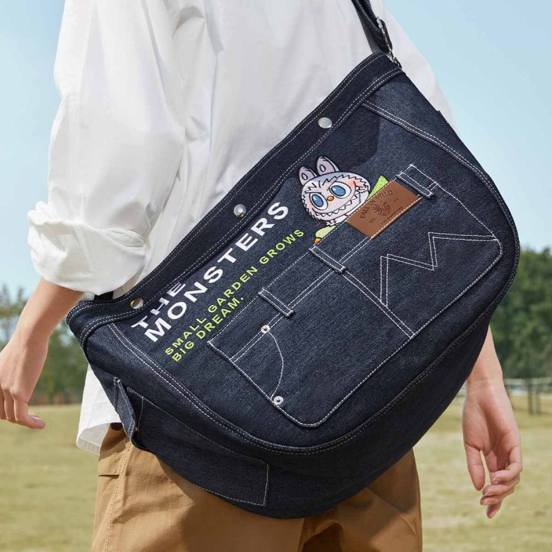 Labubu Sac messager en Jean - Fall In Wild Serie