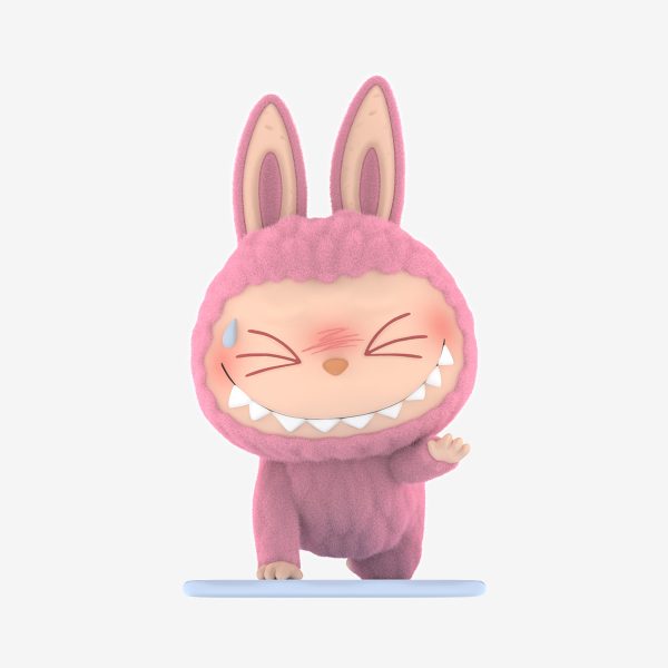 Figurine Labubu Sweating - Lazy Yoga Series
