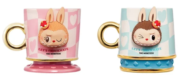 Mug Labubu Bleu et Rose- Let’s Checkmate Series