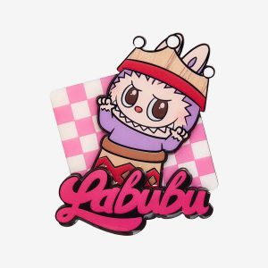 Aimant pour frigo Labubu Bishop- Let’s Checkmate Series