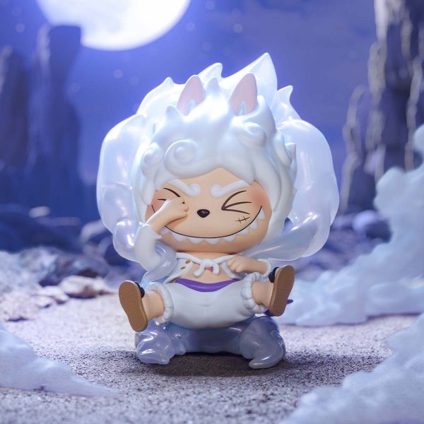 Figurines Labubu x One Piece Monkey D Luffy Gear 5