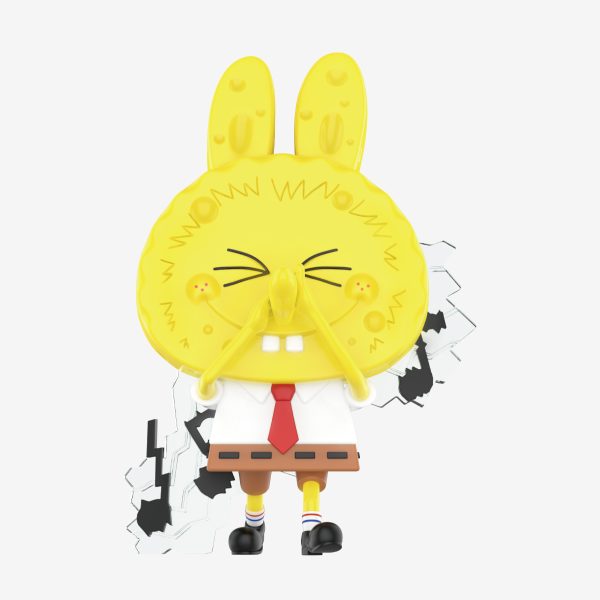 Figurines Labubu × SpongeBob Nose Flute