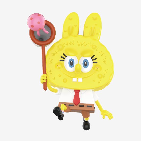 Figurines Labubu × SpongeBob Jellyfish Catcher