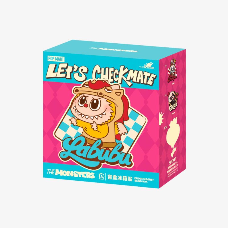 Aimant pour frigo Labubu Queen- Let’s Checkmate Series