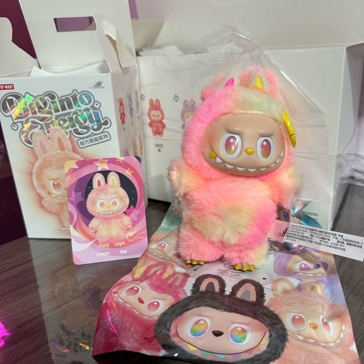 Peluche en vinyle Labubu Happiness - Big Into Energy Series photo review